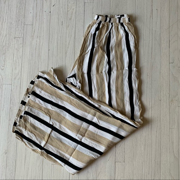 ANTHRO | striped palazzo pant - Picture 4 of 7